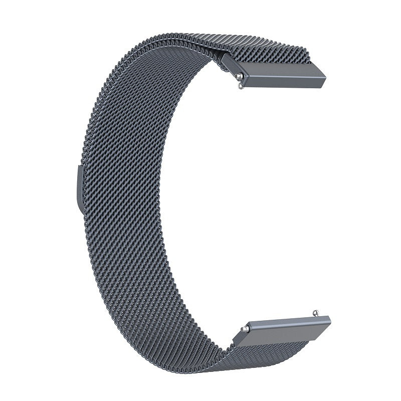 Techsuit - Watchband 18mm (W009) - Huawei Watch GT 4 (41mm)/W1/Honor Watch S1/Garmin Venu 2S/Vivoactive 4S - Blue