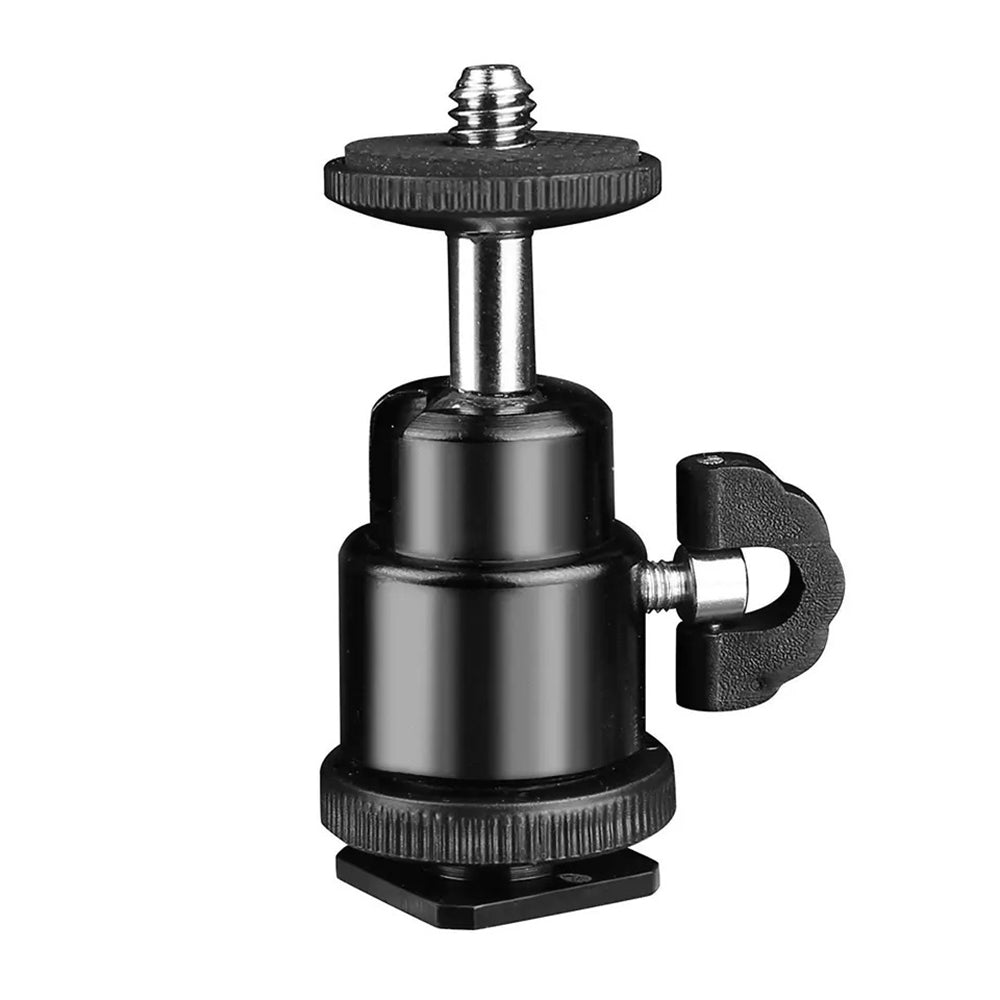 Techsuit - Swivel Junnx (BH-2) - for GoPro Action Camera, Adjustable, Tripods, with 1/4" Screw Compatibility - Black