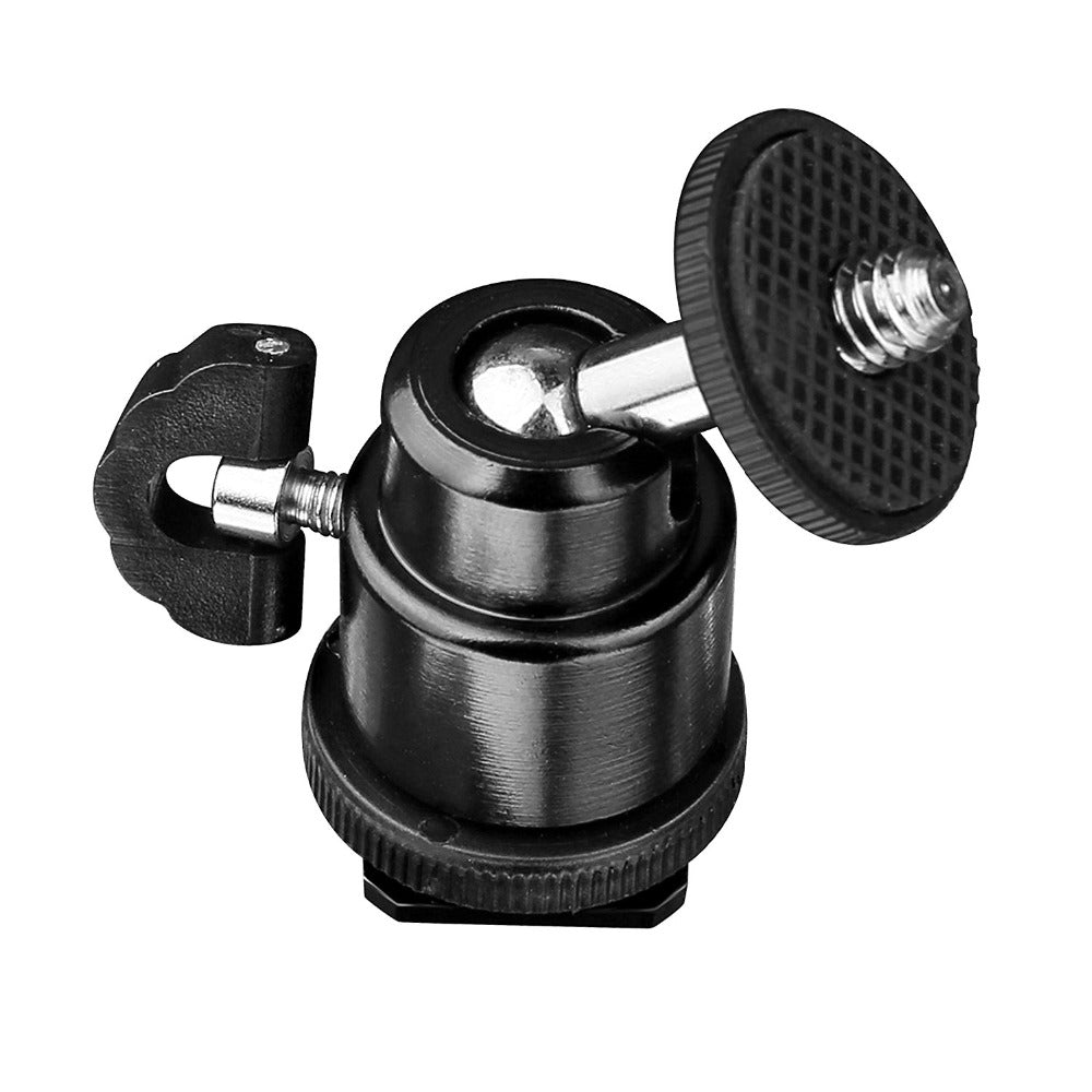 Techsuit - Swivel Junnx (BH-2) - for GoPro Action Camera, Adjustable, Tripods, with 1/4" Screw Compatibility - Black