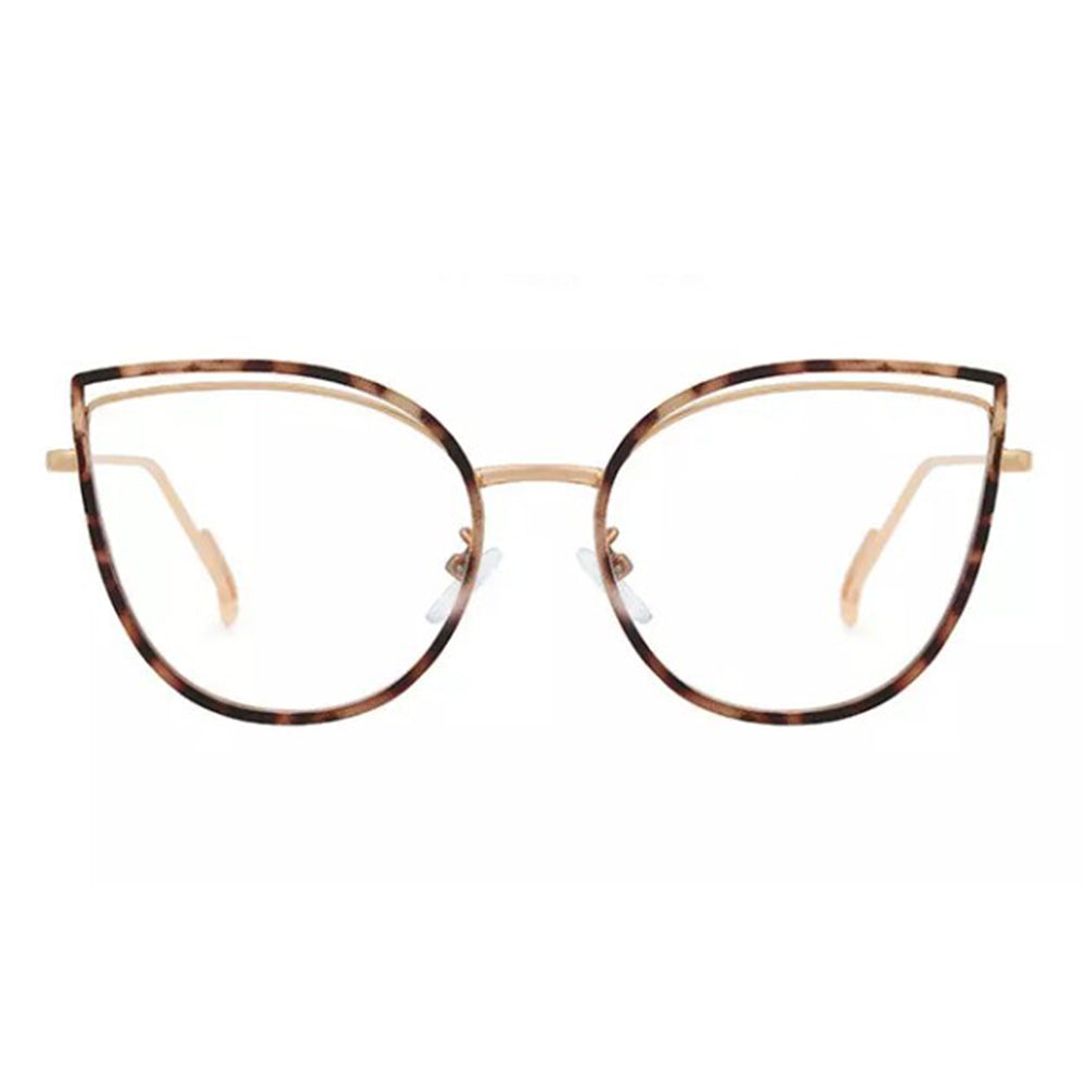 Techsuit - Anti-Blue Light Glasses Reflex Metal (F95597-C13) - Butterfly - Leopard