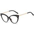 Techsuit - Anti-Blue Light Glasses Reflex TR90 (F93308) - Cat Eye - Bright Black