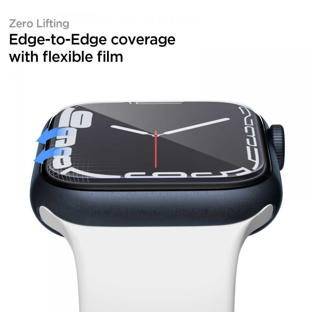 Spigen - (3 pack) Neo Flex (AFL04049) - Apple Watch 4 / 5 / 6 / SE / SE 2 / 7 / 8 / 9 (44mm / 45mm) - Clear
