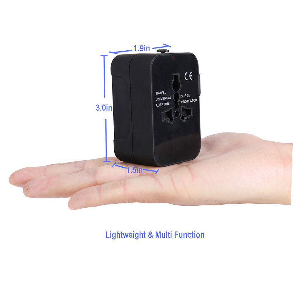 TechSuit Incarcator Techsuit Travel Adapter (HHT202), 2 x USB, EU, UK, AUS, US, Alb – imagine 6