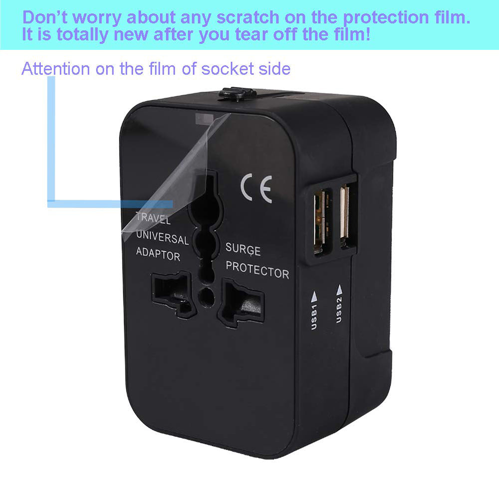 TechSuit Incarcator Techsuit Travel Adapter (HHT202), 2 x USB, EU, UK, AUS, US, Alb – imagine 3