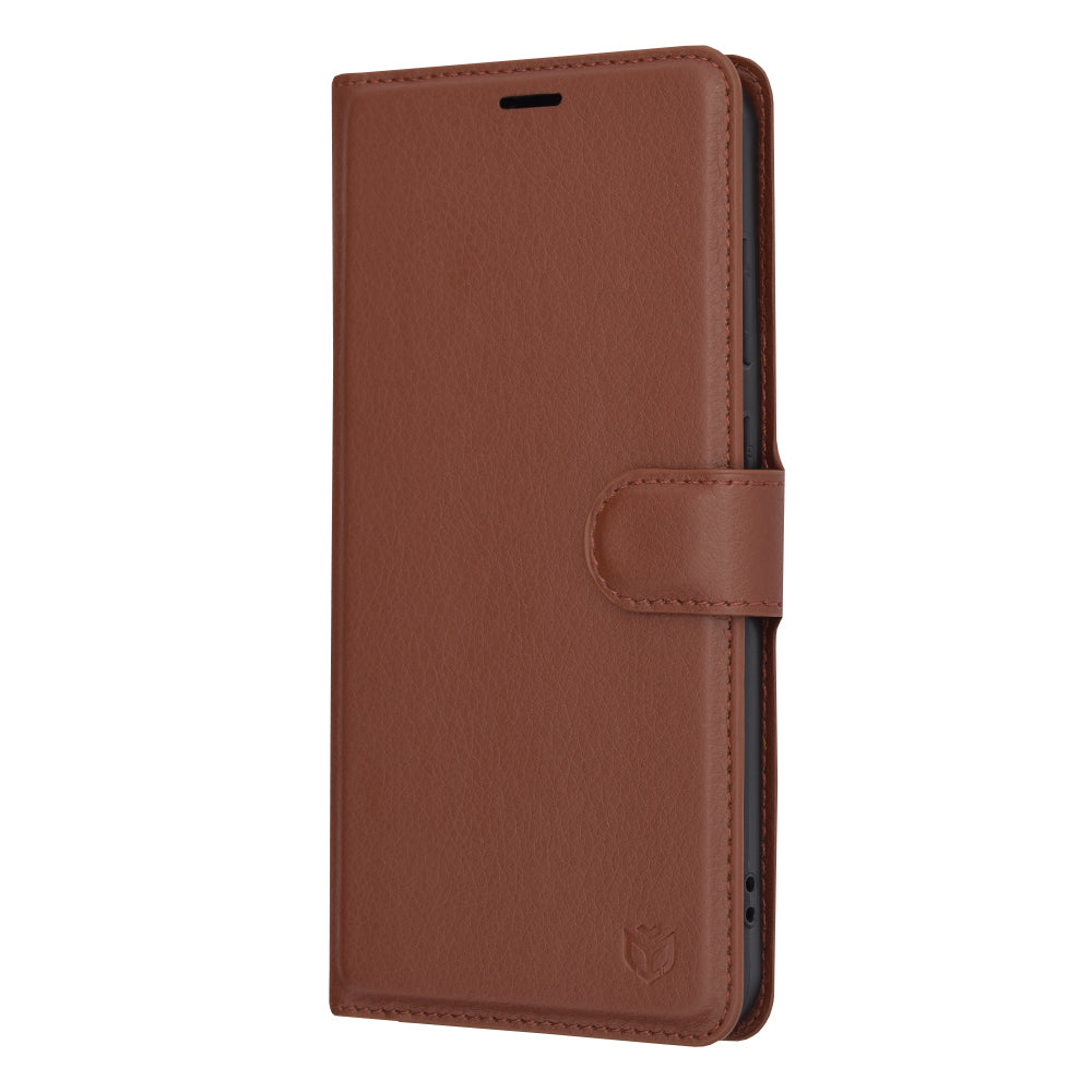 Techsuit - Leather Folio - Samsung Galaxy S24 Plus - Brown