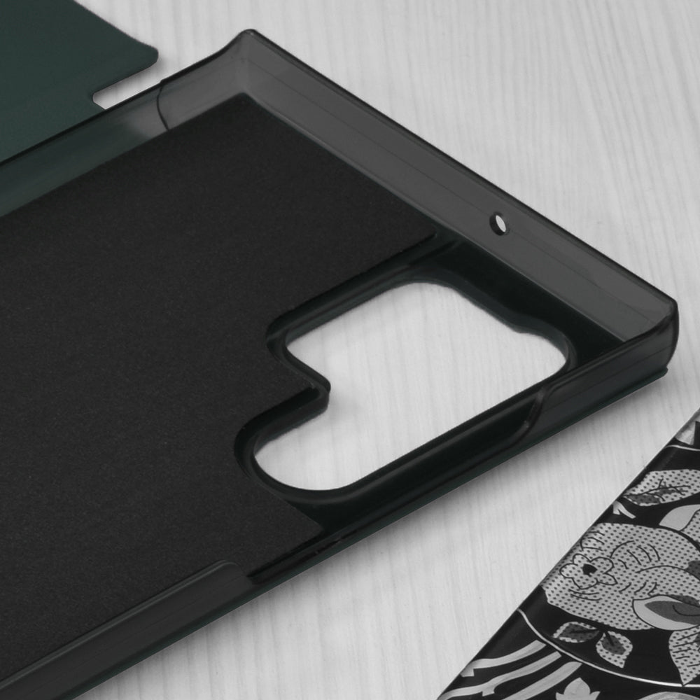 Techsuit - eFold Series - Samsung Galaxy S22 Ultra - Dark Green