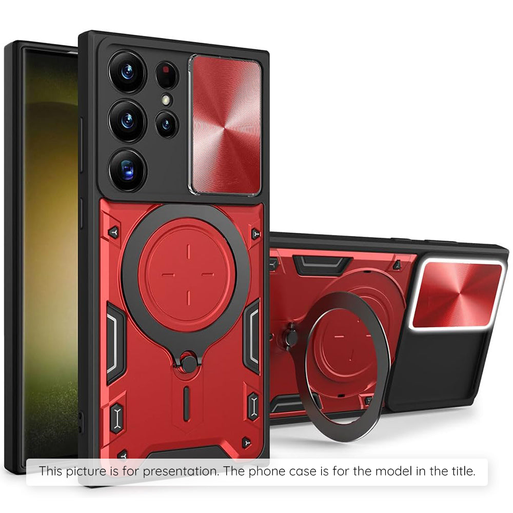Husa de protectie Techsuit CamGuard Pro compatibil cu Samsung Galaxy Z Flip8, Roșu