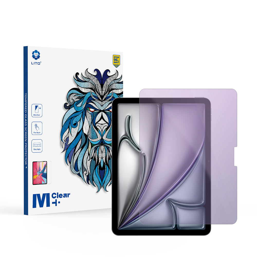 Lito - 2.5D Classic Glass Anti-Blue Light - iPad Air 11 (2024) / Air 11 (2025) / Air 11 (2026) - Clear