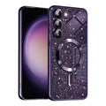 Husa de protectie Techsuit Luxury Glitter MagSafe compatibil cu Samsung Galaxy S23 Plus, Mov