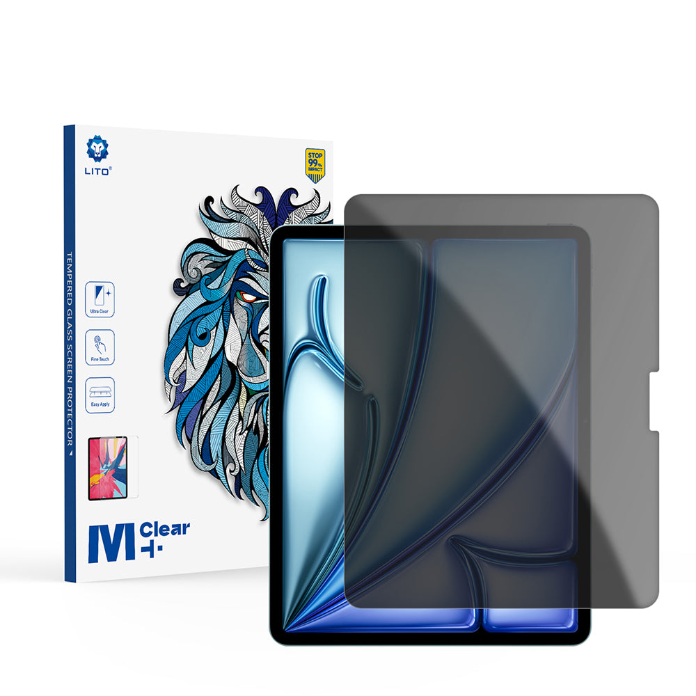 Lito - 2.5D Classic Glass - iPad Air 13 (2024) / Air 13 (2025) / Air 13 (2026) - Privacy