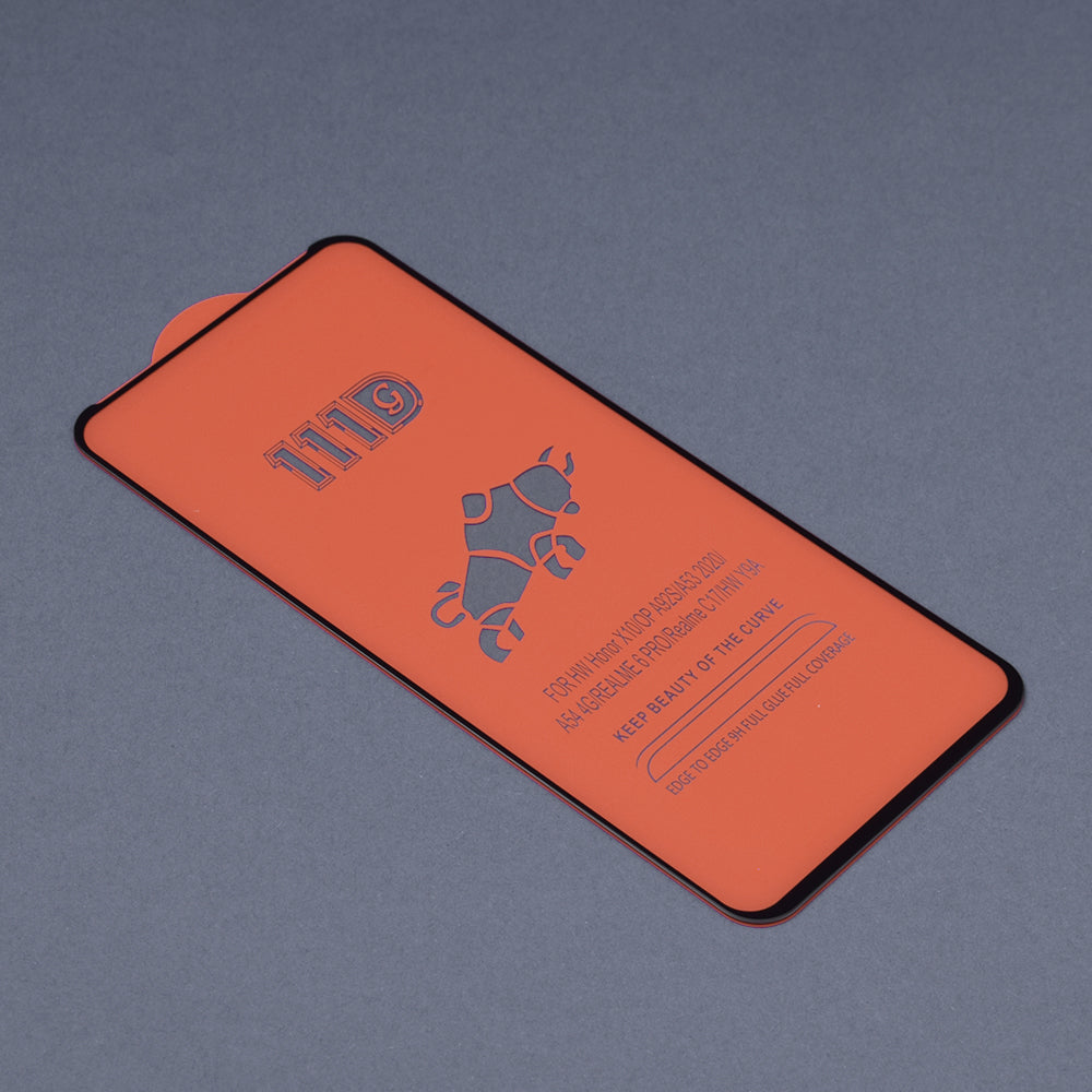 Techsuit - 111D Full Cover / Full Glue Glass - Xiaomi Redmi Note 11 / Note 11S / Poco M4 Pro 4G - Black