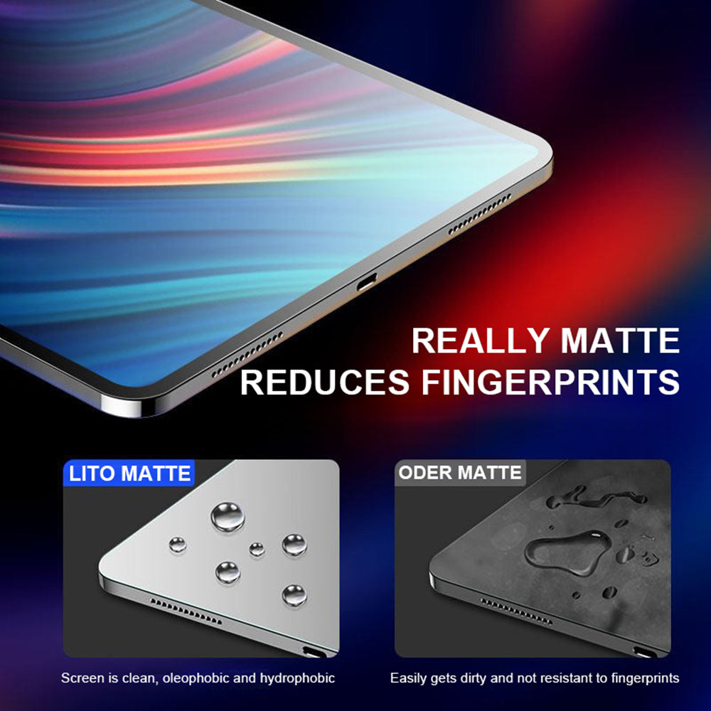 Lito - 2.5D Classic Glass Matte - iPad Pro 13 (2024) / iPad Pro 13 (2025) - Clear