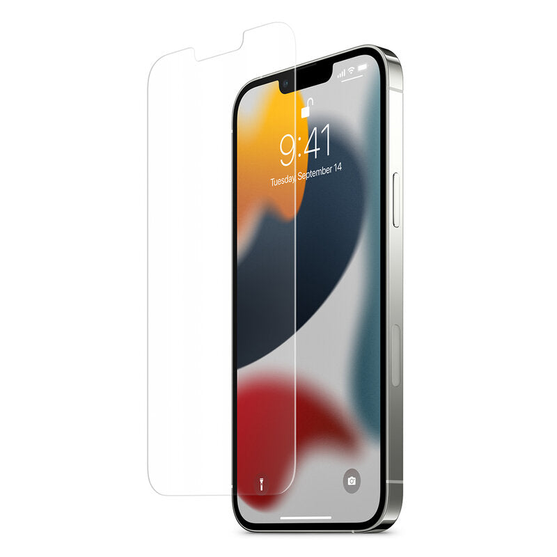 Spigen - (2 pack) Glas.tR EZ-FIT (AGL03385) - iPhone 13 / iPhone 13 Pro / iPhone 14 / iPhone 16e / iPhone 17e - Clear