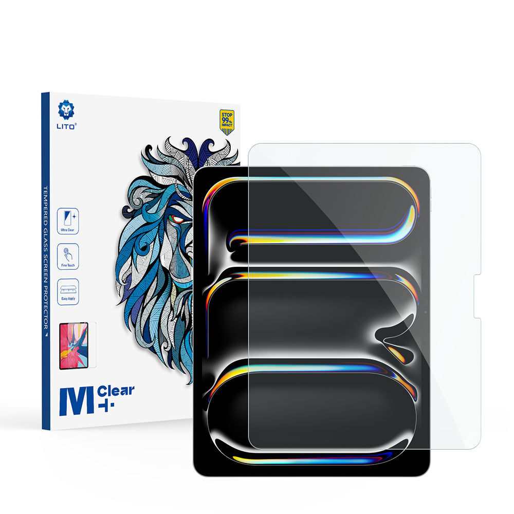 Lito - 2.5D Classic Glass - iPad Pro 13 (2024) / Air 13 (2024) / Air 13 (2025) / Air 13 (2026) - Clear