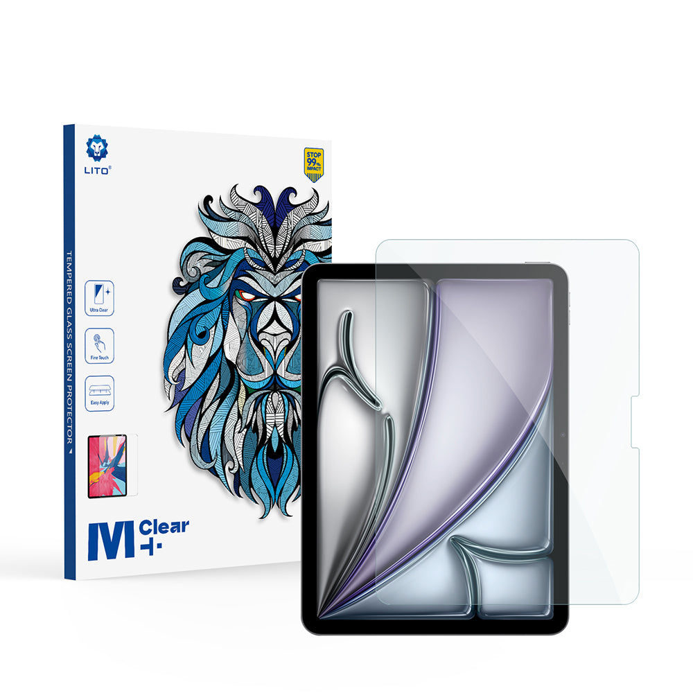 Lito - 2.5D Classic Glass - iPad Air 11 (2024) / Air 11 (2025) / Air 11 (2026) - Clear