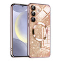 Techsuit - Luxury Glitter MagSafe - Samsung Galaxy S24 - Rose Gold