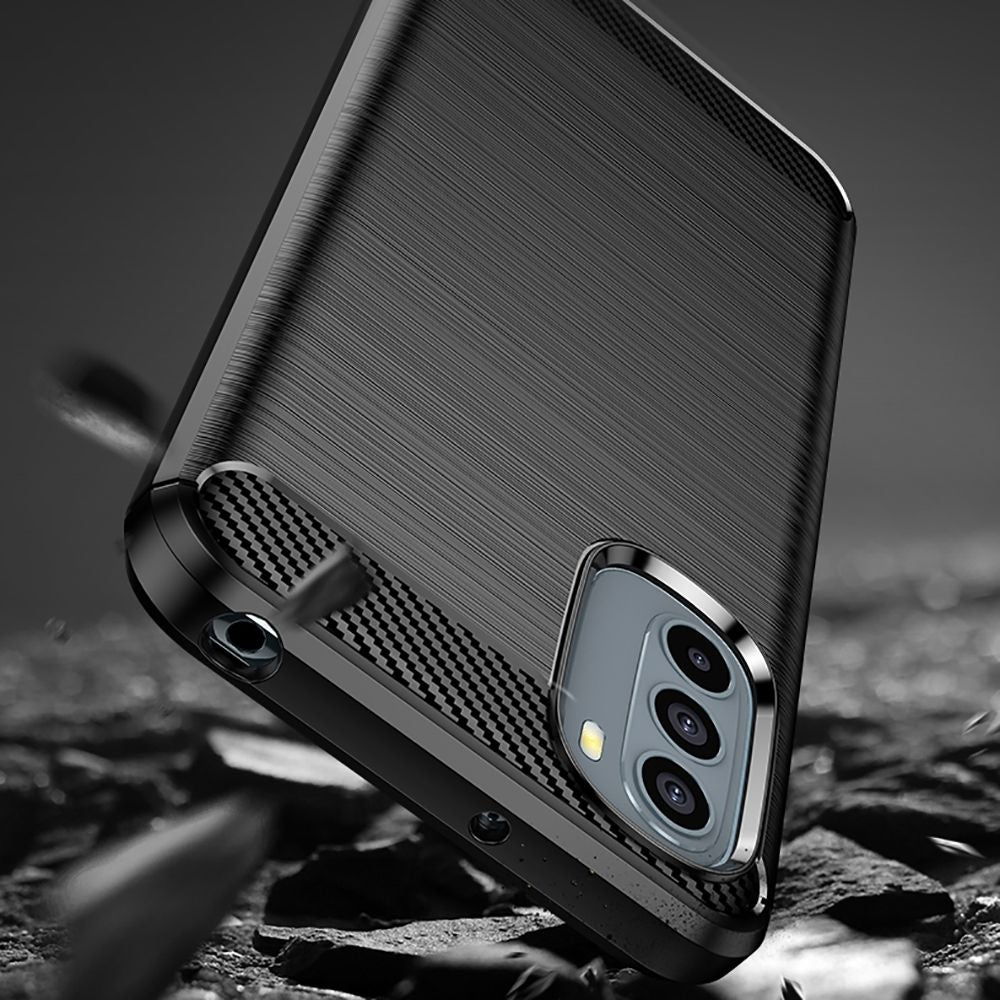 Techsuit - Carbon Silicone - Motorola Moto G31 4G / Moto G41 4G - Black