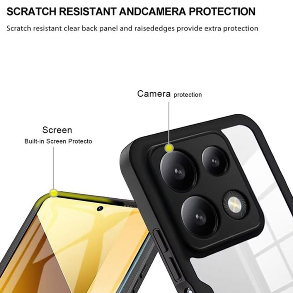 Techsuit - ColorVerse 360 Series + Screen Protector - Xiaomi Poco X6 Pro - Pink