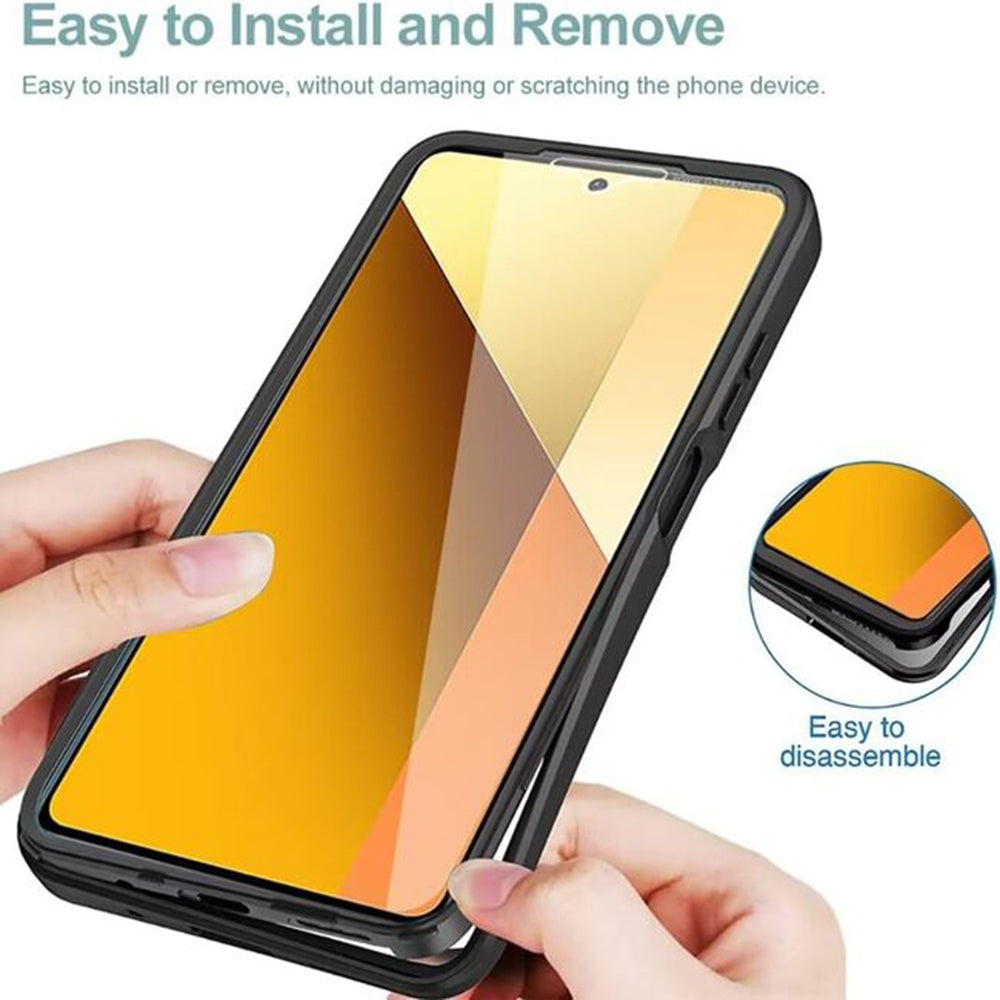 Techsuit - ColorVerse 360 Series + Screen Protector - Xiaomi Poco X6 Pro - Black