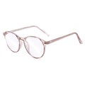 Techsuit - Anti-Blue Light Glasses Reflex TR90 (F8551-C3) - Round - Brown