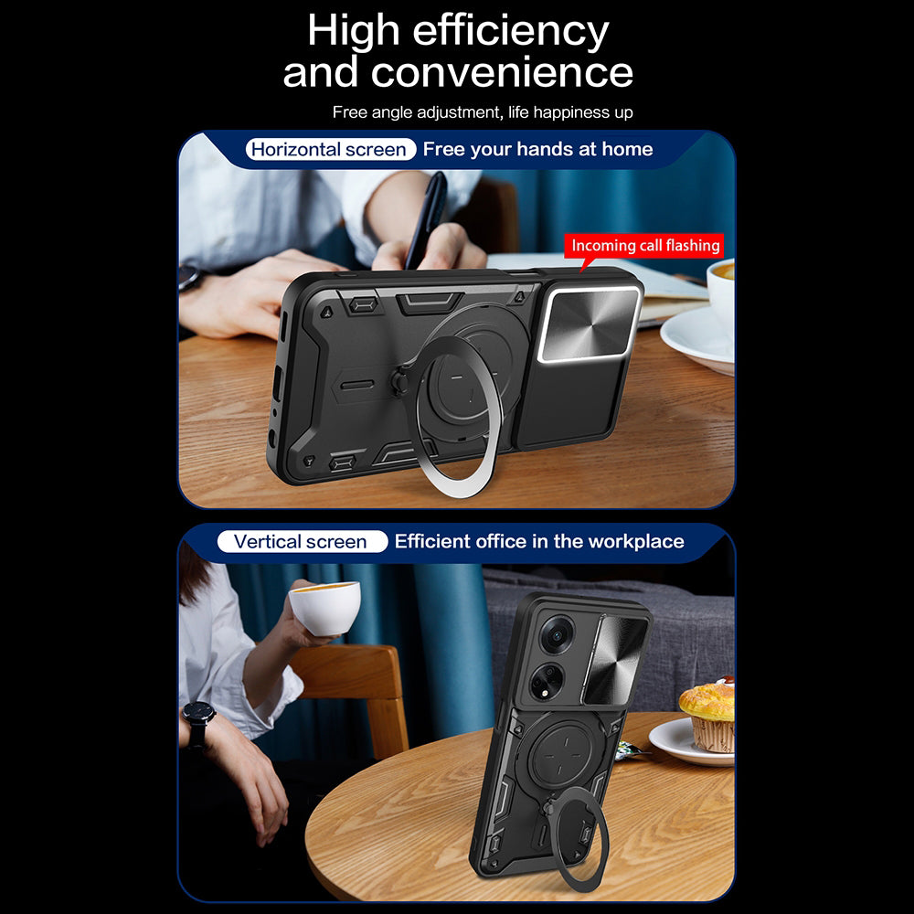 Techsuit - CamGuard Pro - Oppo A98 5G - Black