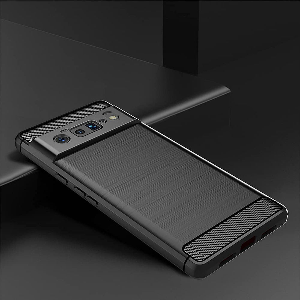 Techsuit - Carbon Silicone - Google Pixel 6 Pro - Black