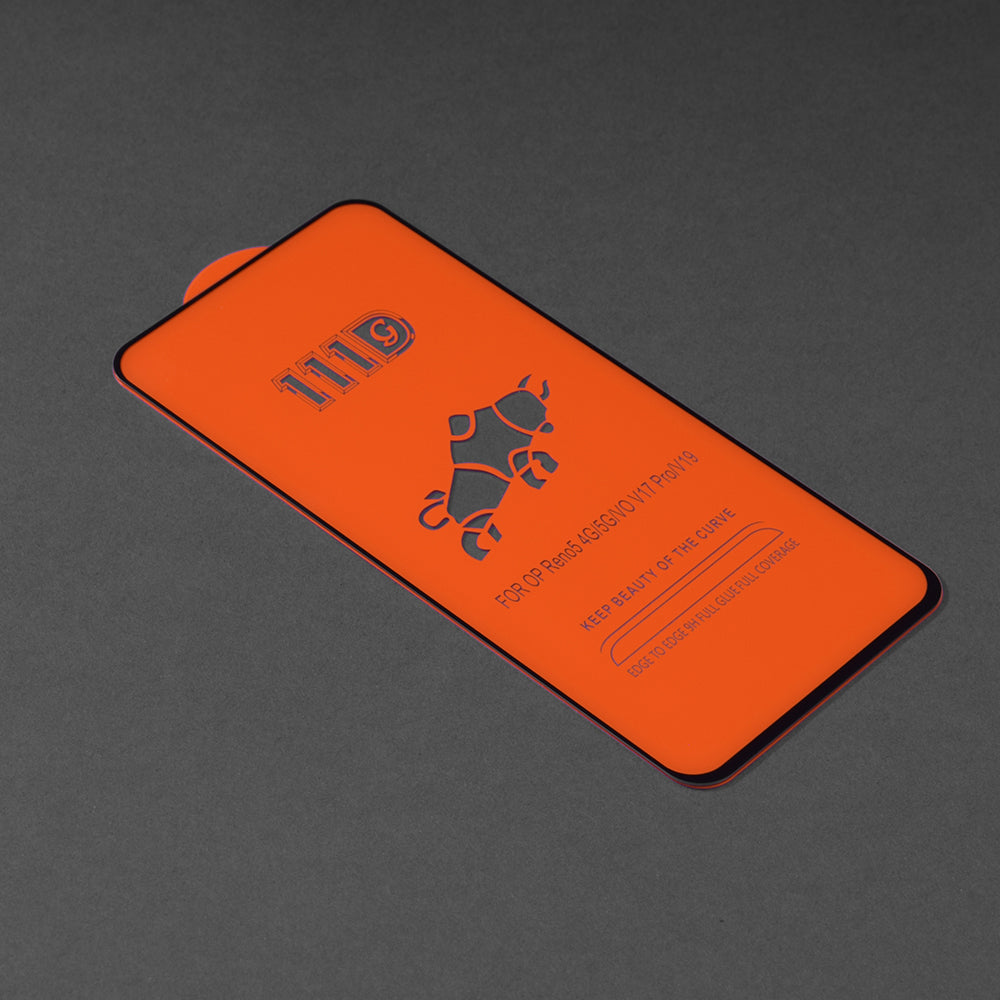 Techsuit - 111D Full Cover / Full Glue Glass - Oppo Reno6 5G (Mediatek) - Black