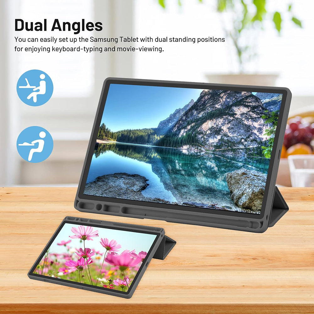 Techsuit - Flex Trifold (with Pencil Holder) - Samsung Galaxy Tab A8 10.5 (2021) - Matcha Green
