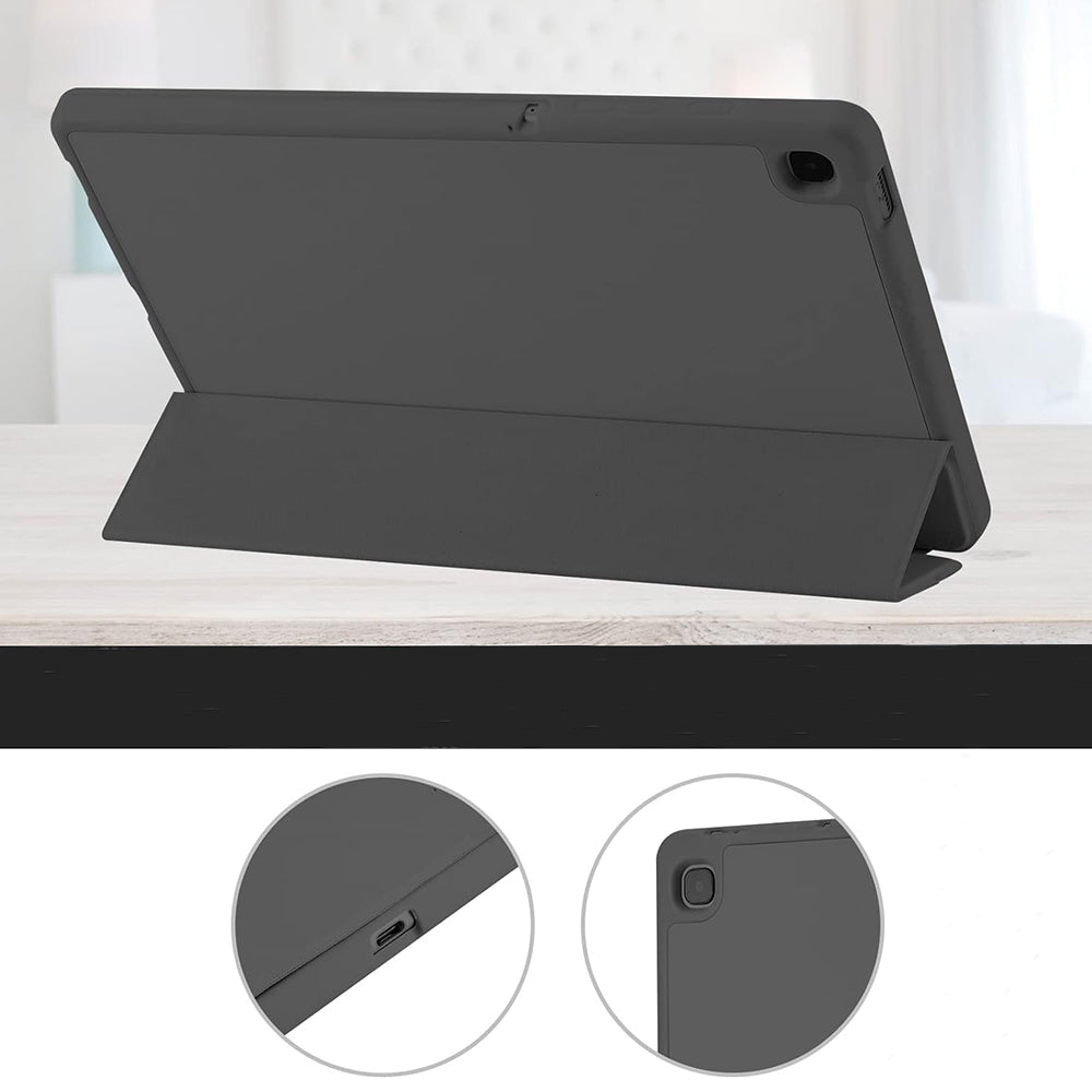 Techsuit - Flex Trifold (with Pencil Holder) - Samsung Galaxy Tab A7 Lite - Black