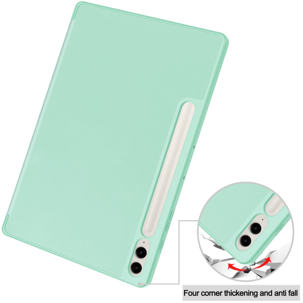 Techsuit - Flex Trifold (with Pencil Holder) - Samsung Galaxy Tab S9 Ultra / S10 Ultra - Gray
