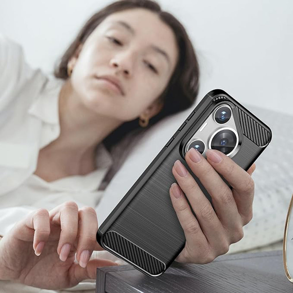 Techsuit - Carbon Silicone - Huawei Pura 70 - Blue