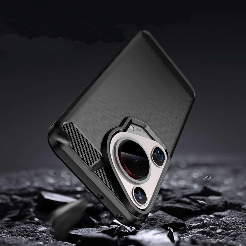 Techsuit - Carbon Silicone - Huawei Pura 70 Ultra - Black