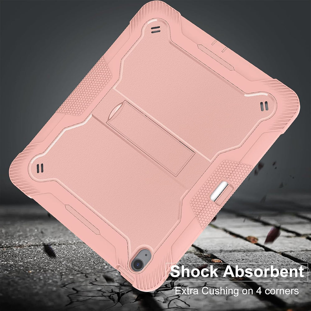 Techsuit - Rugged TabShell + Screen Protector - iPad Air 13 (2024) / Air 13 (2025) / Air 13 (2026) - Rose Gold