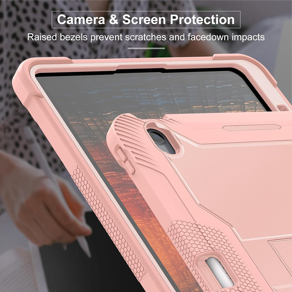 Techsuit - Rugged TabShell + Screen Protector - iPad Air 13 (2024) / Air 13 (2025) / Air 13 (2026) - Rose Gold