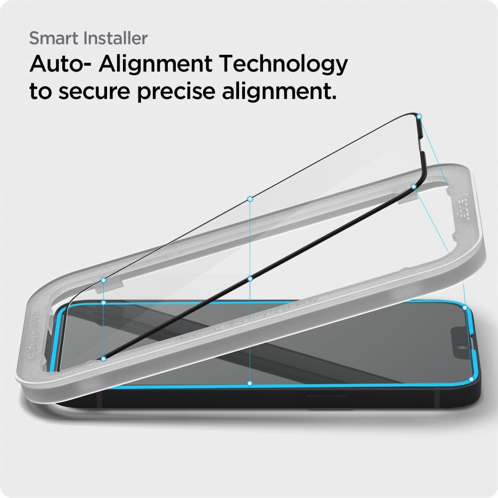 Spigen Folie de protectie Spigen Glas.tR Align Master (AGL03725) compatibil cu iPhone 13 / iPhone 13 Pro / iPhone 14 / i