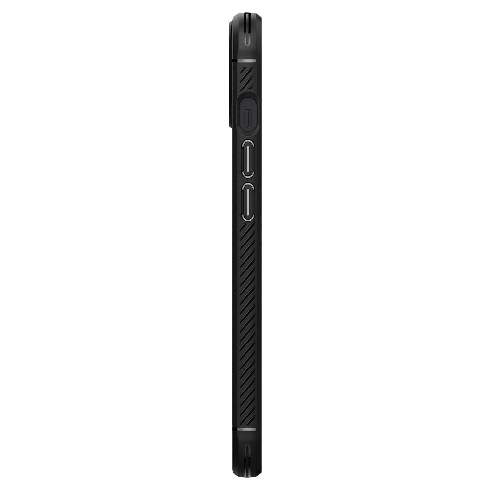 Spigen Husa de protectie Spigen Rugged Armor (ACS03518) compatibil cu iPhone 13, Negru – imagine 6