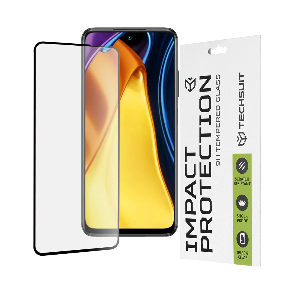 TechSuit Folie de protectie Techsuit 111D Full Cover / Full Glue Glass compatibil cu Xiaomi Redmi Note 10 5G / Poco M3 P