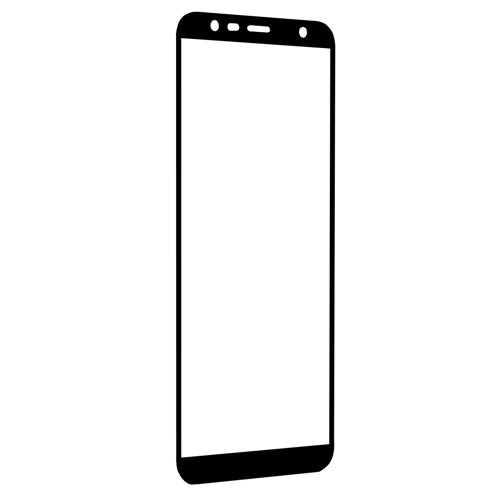 Techsuit - 111D Full Cover / Full Glue Glass - Samsung Galaxy J4 Plus / J6 Plus - Black