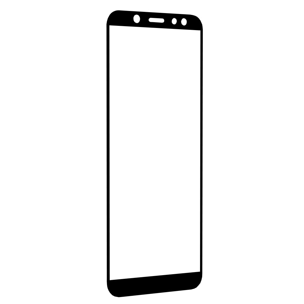 Techsuit - 111D Full Cover / Full Glue Glass - Samsung Galaxy A6 Plus 2018 - Black