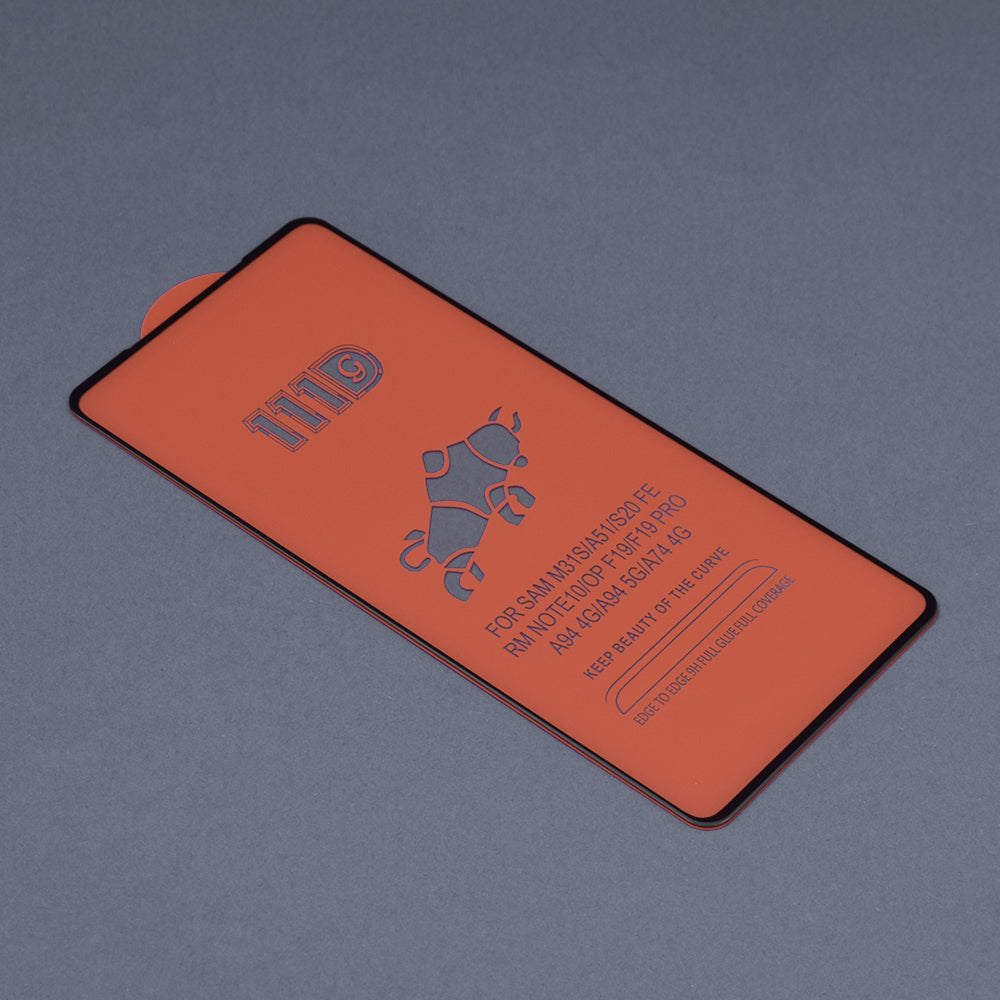 Techsuit - 111D Full Cover/Full Glue Glass -Oppo A74 4G/A94/A95/Find X5 Lite/Reno5 Lite/Z/Reno7 5G/Realme 9 4G/9 Pro+ - 