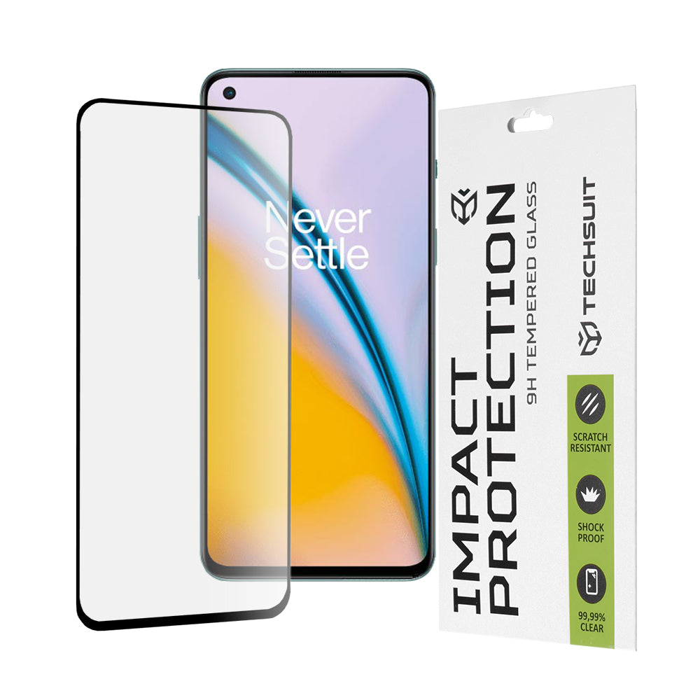 TechSuit Folie de protectie Techsuit 111D Full Cover / Full Glue Glass compatibil cu OnePlus Nord CE 5G / Nord 2 5G / No