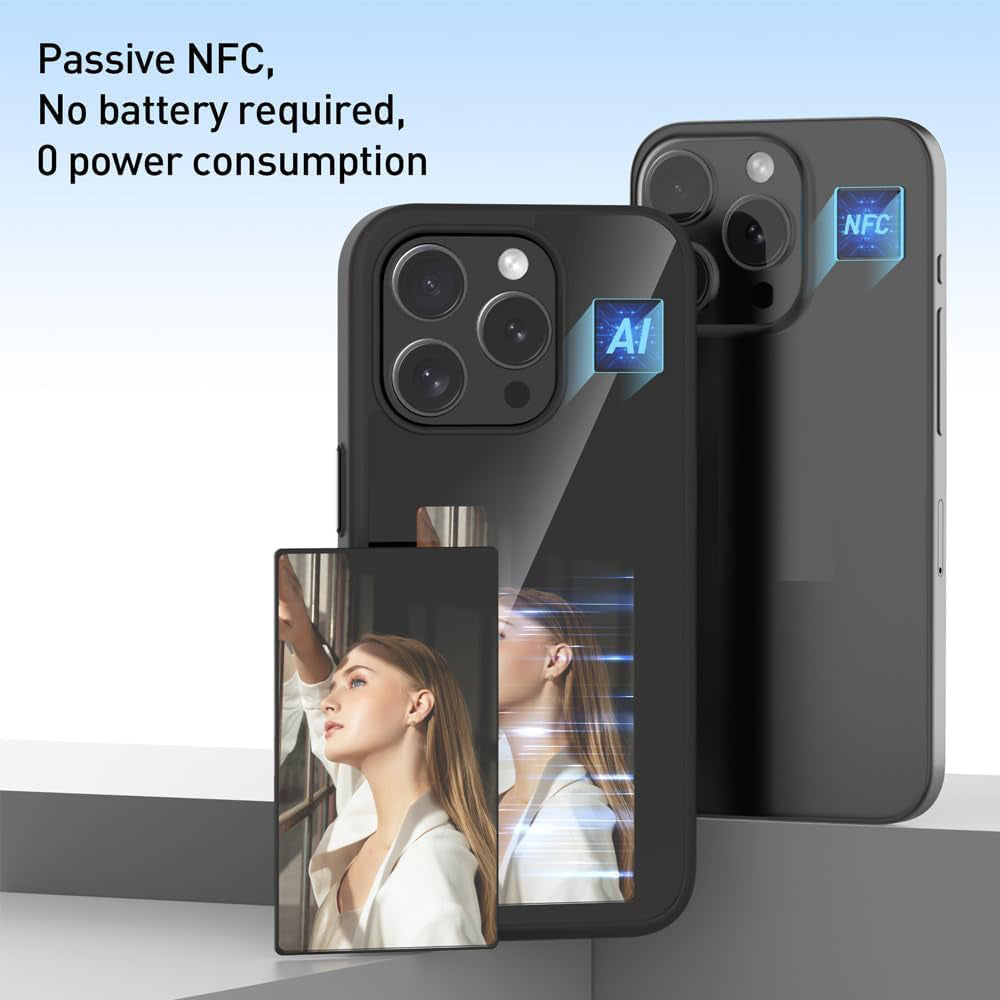 Techsuit - SmartScreen NFC - iPhone 15 Pro - Black
