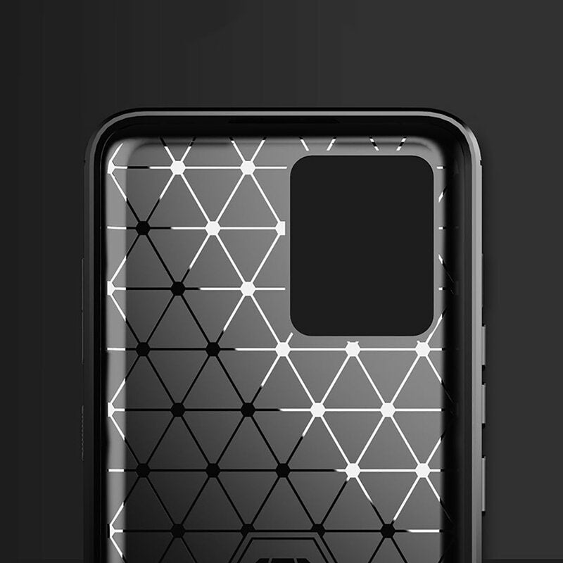 Techsuit - Carbon Silicone - Realme 8 4G / 8 Pro 4G - Black