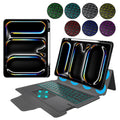 Techsuit - KeyTab Pro + Screen Protector (with RGB Wireless Keyboard/Stylus Pen Holder) - iPad Pro 13 (2024) / iPad Pro 