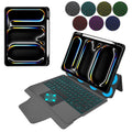 Techsuit - KeyTab Pro + Screen Protector (with RGB Wireless Keyboard/Stylus Pen Holder) - iPad Pro 11 (2024) / iPad Pro 