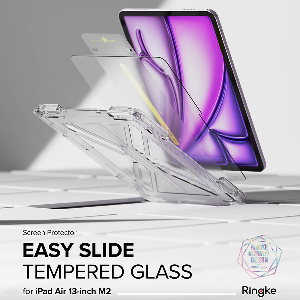 Ringke - Easy Slide Tempered Glass - iPad Air 13 (2024) / Air 13 (2025) / Air 13 (2026) - Clear