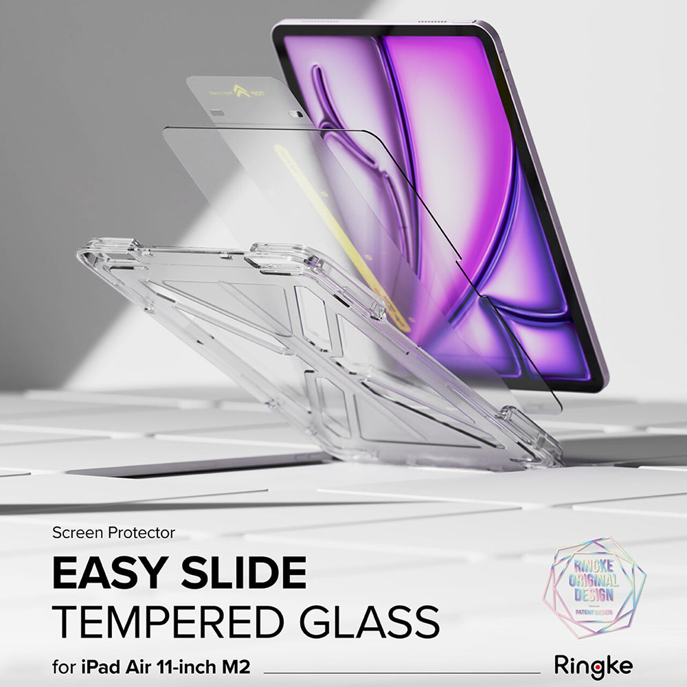 Ringke - Easy Slide Tempered Glass - iPad Air 11 (2024) / Air 11 (2025) / Air 11 (2026) - Clear