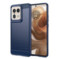 Husa de protectie Techsuit Carbon Silicone compatibil cu Motorola Edge 50 Ultra, Albastru