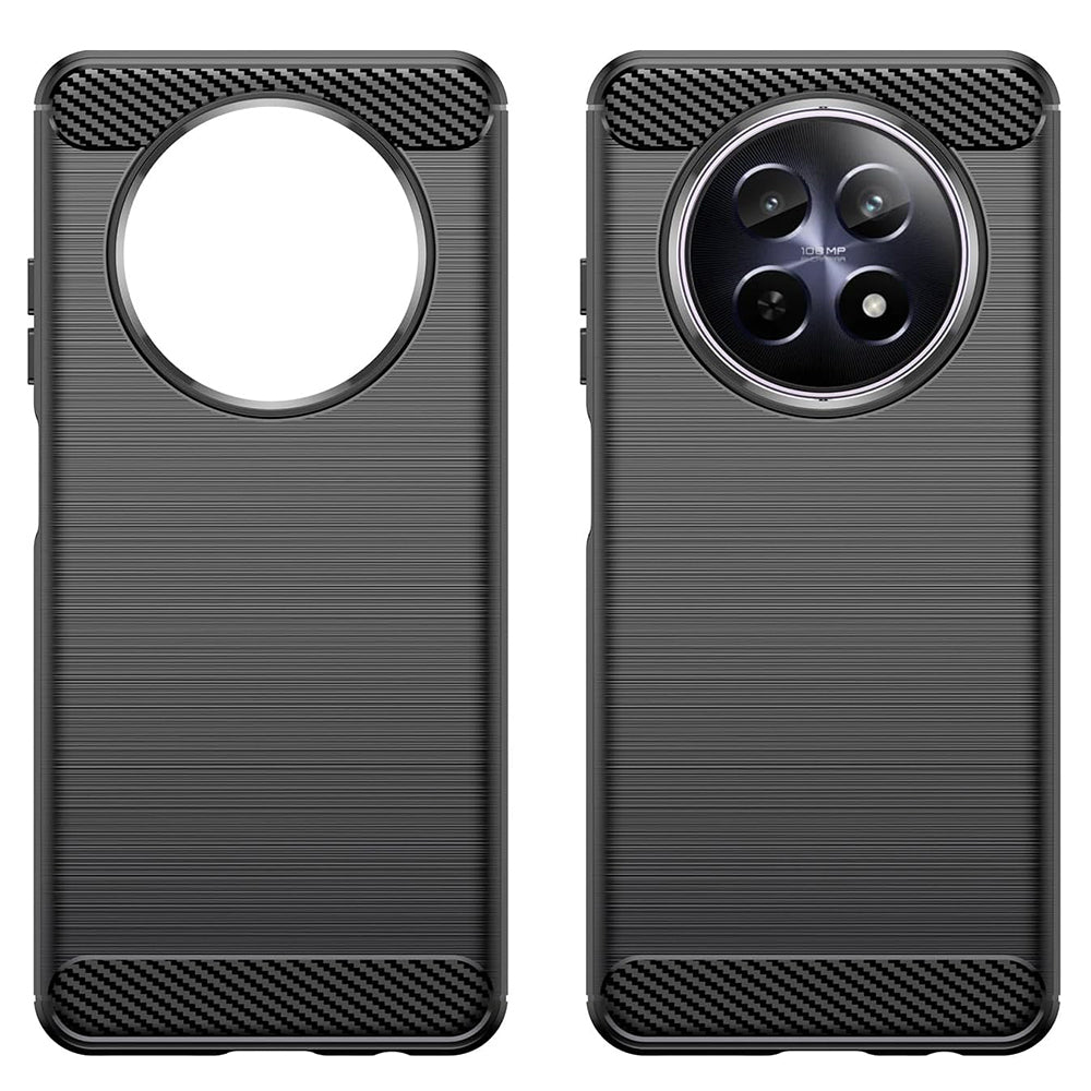 Techsuit - Carbon Silicone - Realme 12 / 12x - Blue