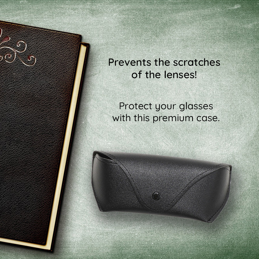 Techsuit - Glasses Case (ETPU3) - Eco Leather, 167 x 70 x 40mm - Pink